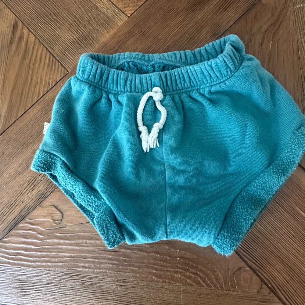 Teal Kids Casual Shorts